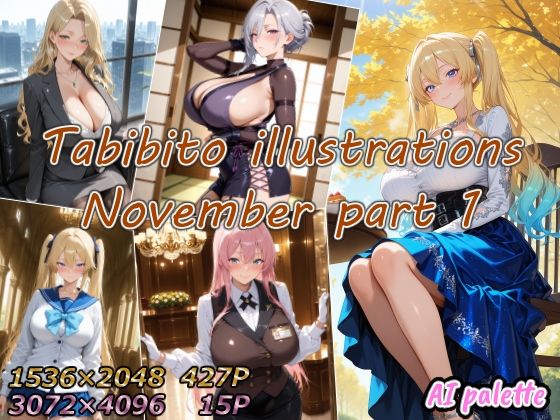 【クソエロ】Tabibito illustrations November part1｜AIPalette