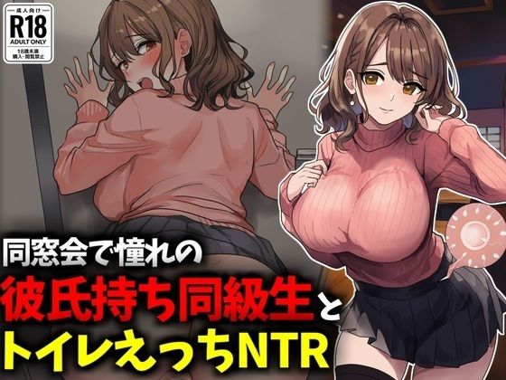 【クソエロ】同窓会で憧れのマドンナ的同級生とトイレえっちNTR｜豊乳斎射爆