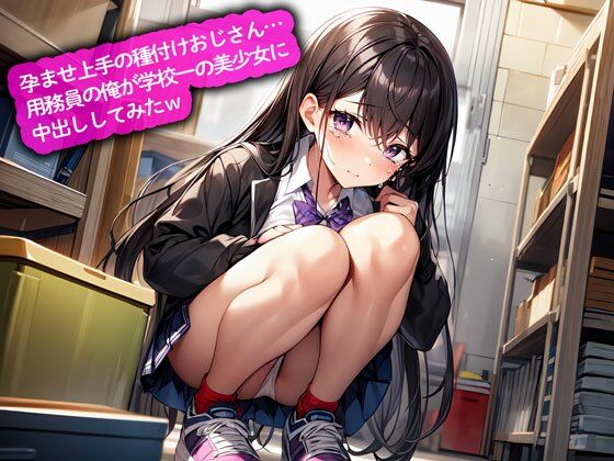 【クソエロ】孕ませ上手の種付けおじさん…用務員の俺が学校一の美少女に中出ししてみたw｜こむぎ