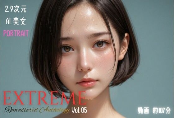 【クソエロ】2.9次元AI美女 PORTRAIT EXTREME Remastered Anthology VOL.05 AI SEX 動画集｜KEI diffusion