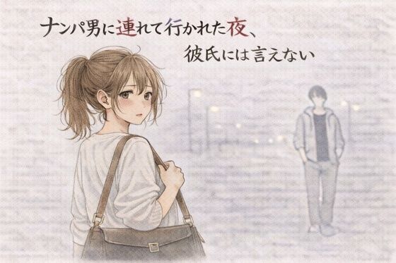 【クソエロ】ナンパ男に連れて行かれた夜、彼氏には言えない ―断れなかった―｜夜の灯る部屋