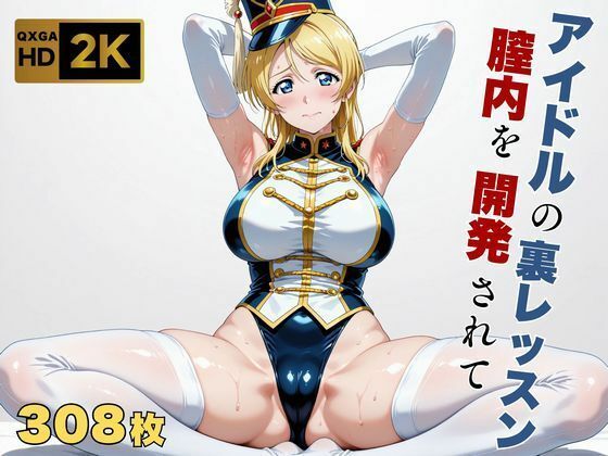 【クソエロ】【ラブラ●ブ】【絢●絵里】金髪アイドル、マーチングバンド衣装のまま快感を教えられる｜画像生成マン