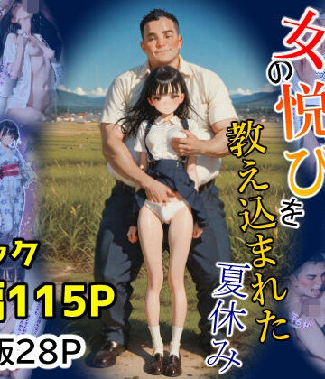 【クソエロ】女の悦びを教え込まれた夏休み｜あ2ん