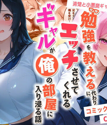 【クソエロ】勉強を教える代わりにエッチをさせてくれるギャルが俺の部屋に入り浸る話 〜清楚と小悪魔ギャルの純愛編〜｜夜の快楽