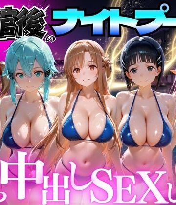 【クソエロ】閉館後のナイトプールでひたすら中出しSEXした話 Vol.3｜並木りさ