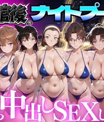 【クソエロ】閉館後のナイトプールでひたすら中出しSEXした話 Vol.5｜並木りさ