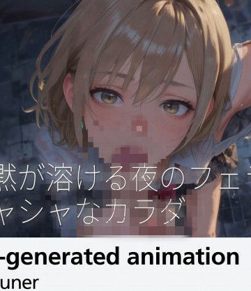 【クソエロ】【15分HD】沈黙が溶ける夜のフェラとキャシャなカラダ｜AItuner
