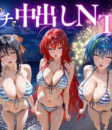 【クソエロ】夜のビーチで中出しNTR ハ〇スクールD×D編｜ポコポコ