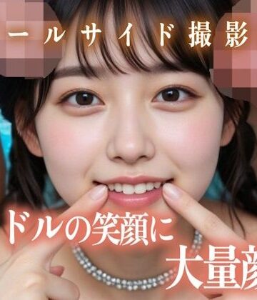 【クソエロ】アイドルの笑顔に大量顔射プールサイド撮影会｜白夜倶楽部