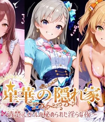 【クソエロ】星華の隠れ家 〜清楚アイドルの秘められた淫らな夜〜久●楓 城●崎莉嘉 大●甘奈編｜紫陽花