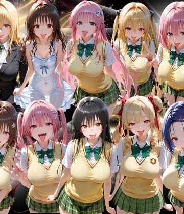 【クソエロ】ToLOVEるヒロインの凄テク我慢できたら中出しSEX｜もちもちさん