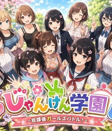 【クソエロ】じゃんけん学園 〜放課後ガールズバトル！〜｜AI GRAVURE