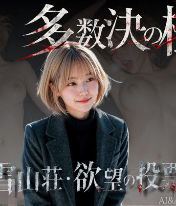 【クソエロ】多数決の檻 ―雪山荘・欲望の投票― 第一話＜ノベルゲーム＞（実写系）｜AIART REINA