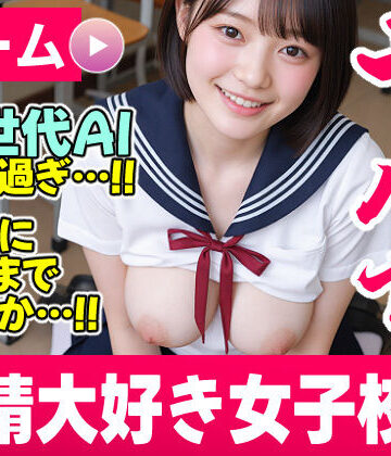 【クソエロ】【次世代AI】射精大好き女子校生〜射精当番は君だ！絶頂へのカウントダウン！〜【AIヤバい】｜コメットパンチ