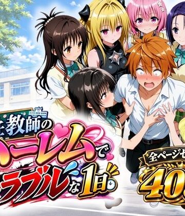 【クソエロ】新任教師のハーレムでトラブルな一日｜アシタノトビラ