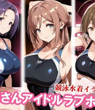 【クソエロ】お姉さんアイドルが競泳水着企画で寝取られる｜チョベリバ