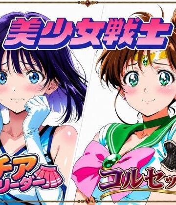 【クソエロ】【セーラージ〇ピター/セーラーサ〇ン】手籠めにされる美少女戦士｜画像生成マン