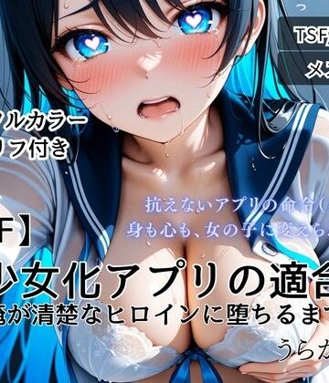 【クソエロ】【TSF】美少女化アプリの適合者〜俺が清楚なヒロインに堕ちるまで〜｜うらがえ処