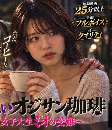 【クソエロ】【短編映画】オジサンが珈琲で素人女子大生を堕とすまで 〜ミオ編〜（フルボイス）｜残香フィルム