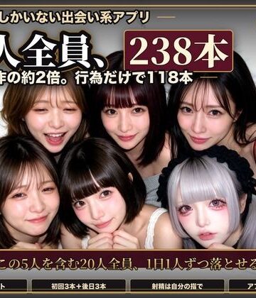 【クソエロ】【実写系Hゲーム】ヤリマンしかいない出会い系アプリ2 〜スワイプして即ホテル〜｜黒海ジュリア