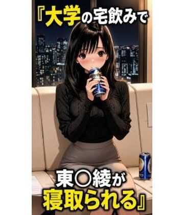 【クソエロ】大学の宅飲みで東〇綾が寝取られる258枚｜秋山堂