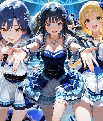 【クソエロ】昼はアイドル夜は生オナホ生活 最●静香＆星●美希＆如●千早｜AI極楽クラブ