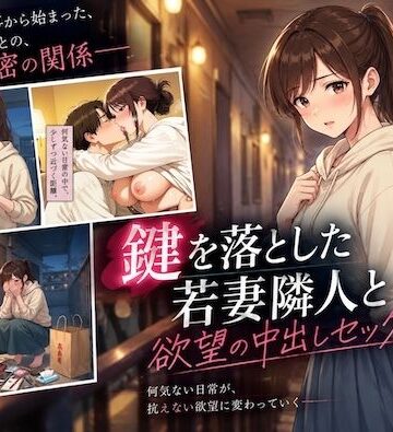 【クソエロ】鍵を落とした若妻隣人と欲望の中出しセックス崩し｜しゅんぽ出版