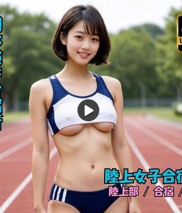 【クソエロ】【陸上女子合宿エロ動画】先輩に初めてを奪われた新人女子部員！｜美少女生成スタジオ