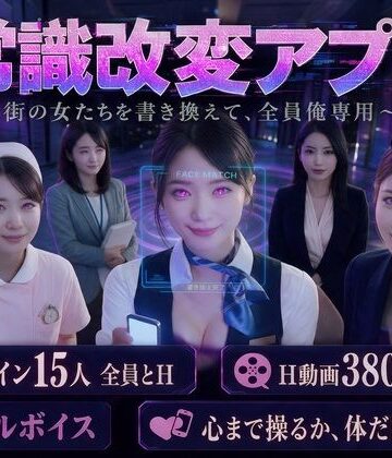 【クソエロ】【フルボイス・スマホ対応】常識改変アプリ 〜街の女たちを書き換えて全員俺専用肉便器〜｜流出保管庫
